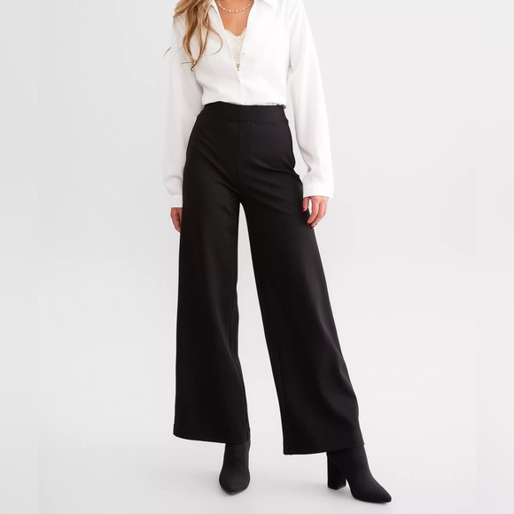 Z Supply Pants - Z Supply Black Wide Leg Pants
